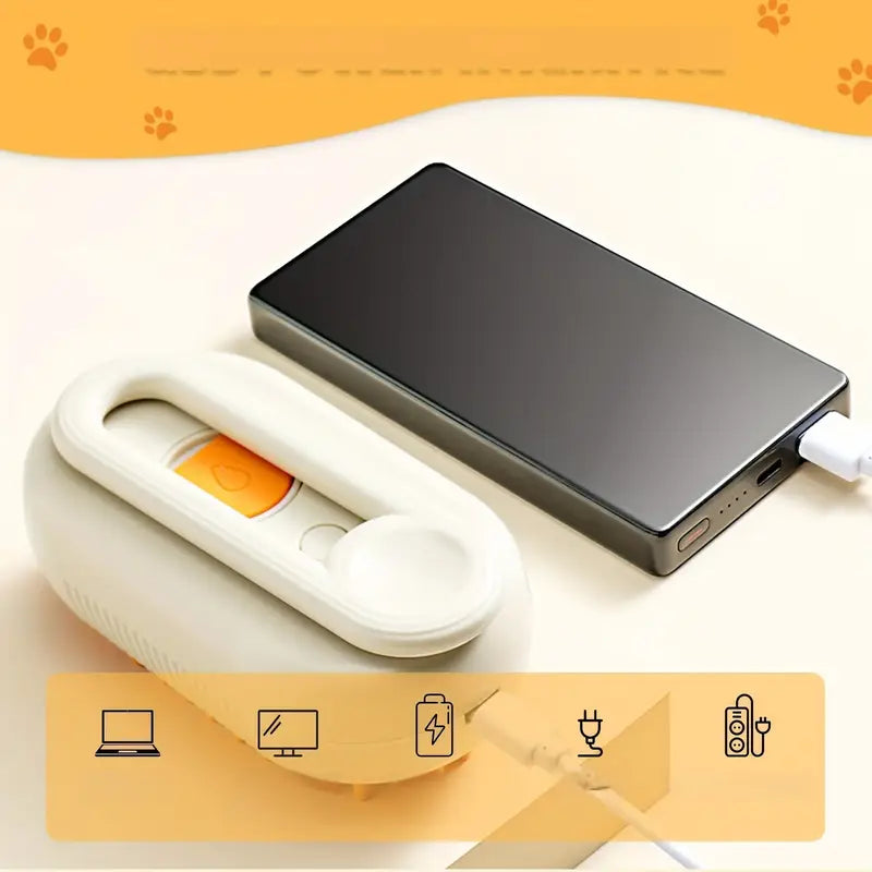 Cepillo a Vapor Premium para Mascotas - Limpieza Profunda y Relajante