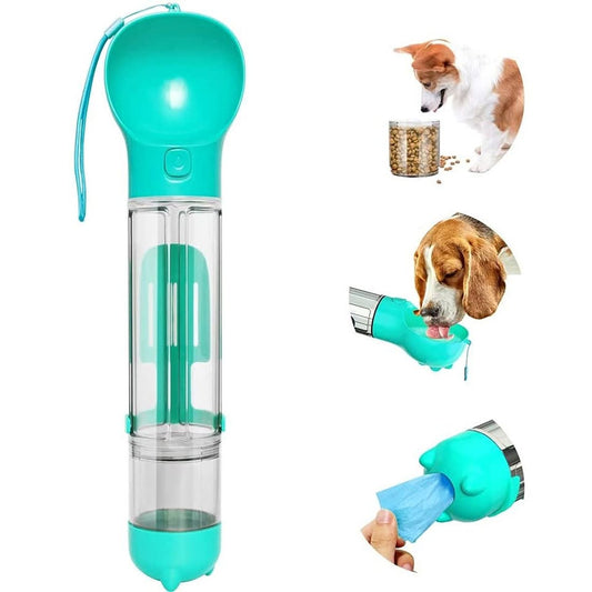 Botella portátil 3 en 1 para Mascotas