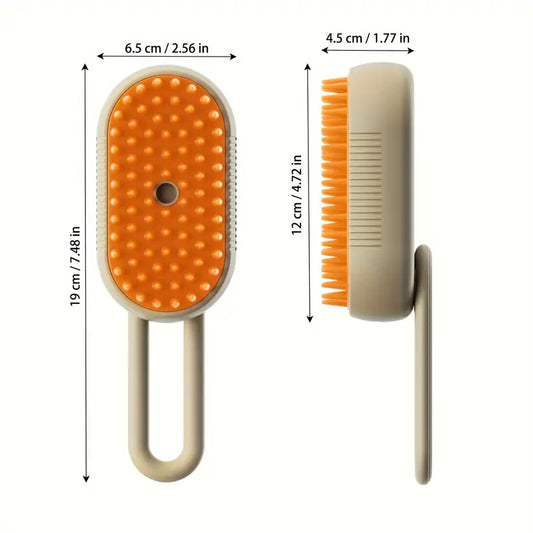 Cepillo a Vapor Premium para Mascotas - Limpieza Profunda y Relajante
